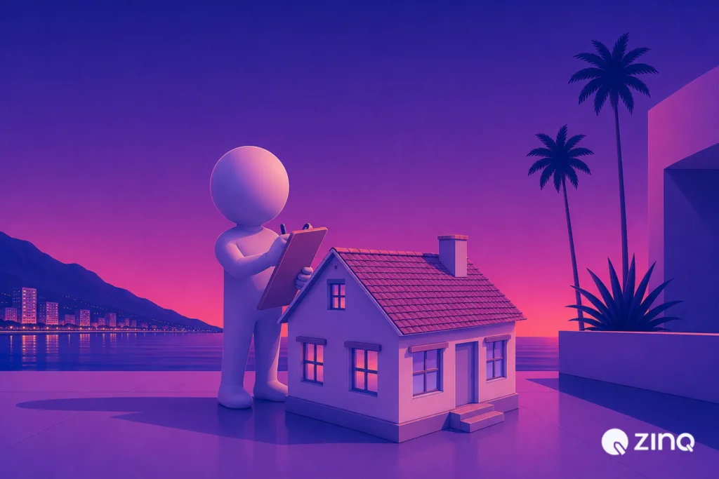 Illustration representing “What makes an AI property assistant useful”.