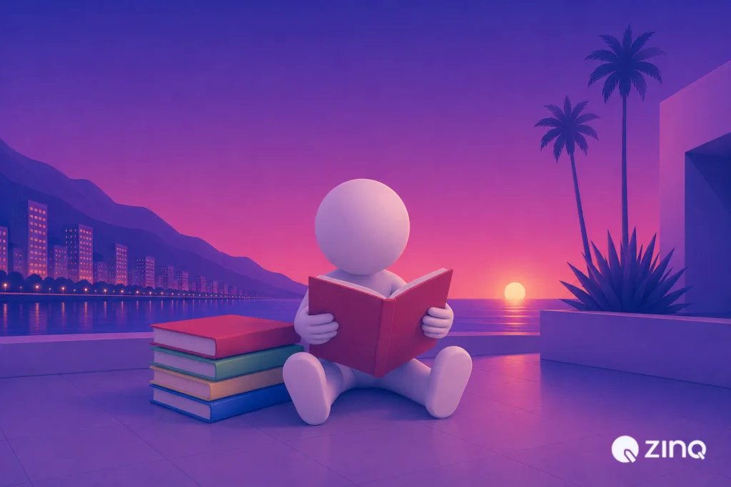 Illustration representing “AI-assisted enquiry handling for coaches and consultants”.