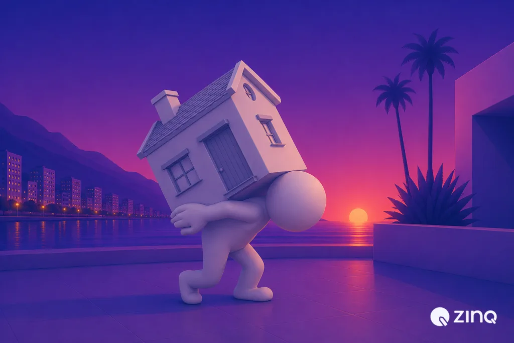 Illustration representing “AI real estate lead generation: measuring enquiry quality”.