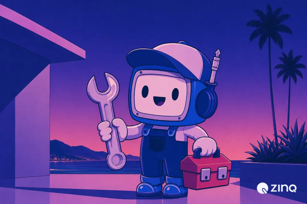 Illustration representing “How to configure a no-code AI support agent”.