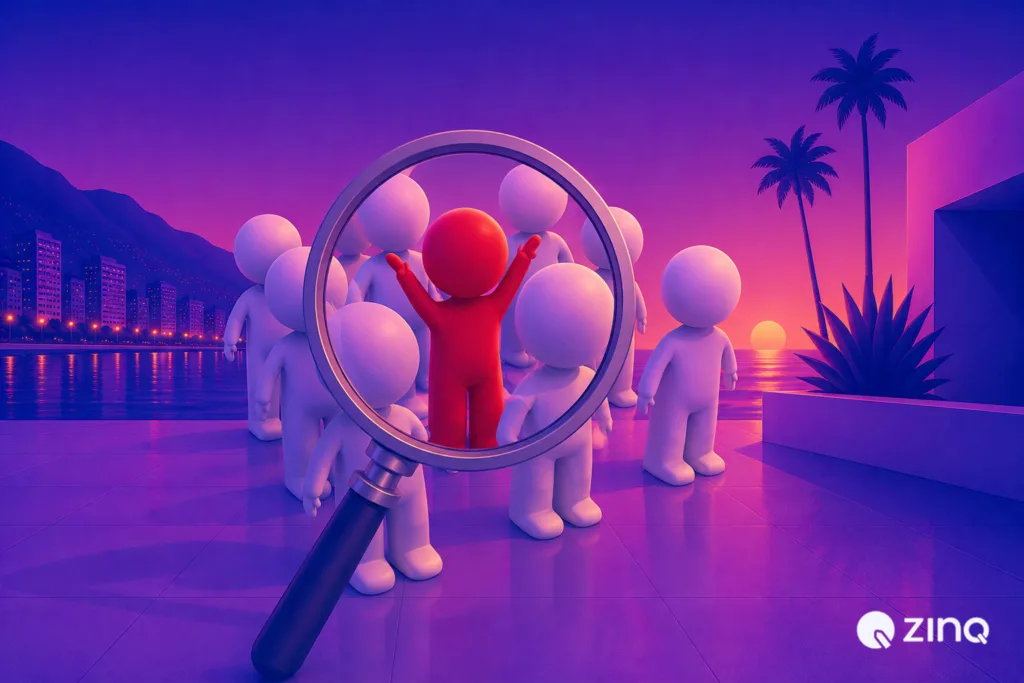 Illustration representing “How to qualify website enquiries with an AI agent”.